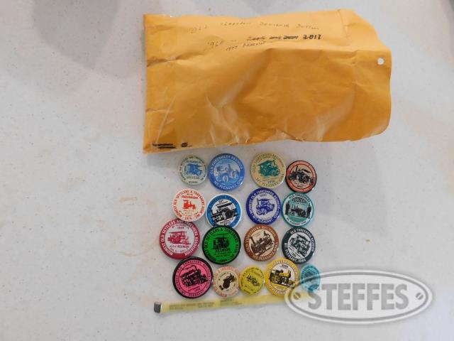 Bag of Old Thresher buttons